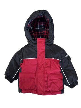 Faded Glory 4-in-1 Hooded Winter Coat, 12 mo